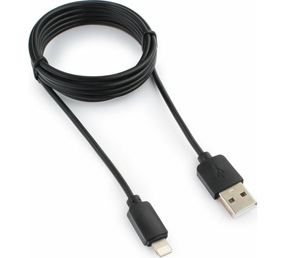 Кабель Гарнизон USB A(M) - Lightning, 1.8м черный GCC-USB2-AP2-6 1