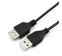 Кабель-удлинитель Гарнизон USB 2.0 AM/AF, 0.5м, пакет GCC-USB2-AMAF-0.5M