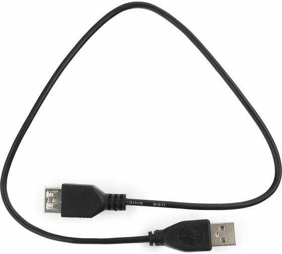 Кабель-удлинитель Гарнизон USB 2.0 AM/AF, 0.5м, пакет GCC-USB2-AMAF-0.5M 16249459