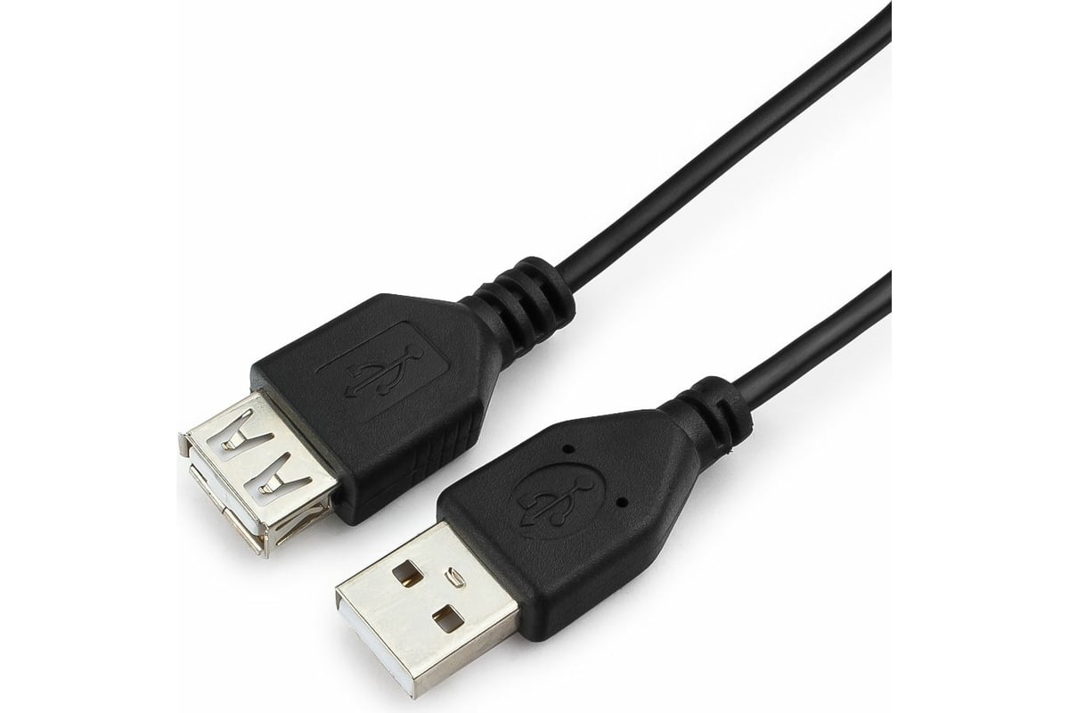 Кабель-удлинитель Гарнизон USB 2.0 AM/AF, 1м, пакет GCC-USB2-AMAF-1M -  выгодная цена, отзывы, характеристики, фото - купить в Москве и РФ