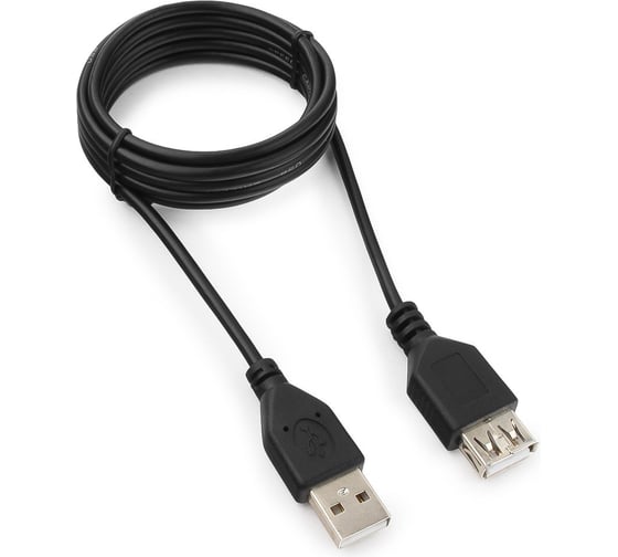 Кабель-удлинитель Гарнизон USB 2.0 AM/AF, 1.8м, пакет GCC-USB2-AMAF-1.8M 16249454