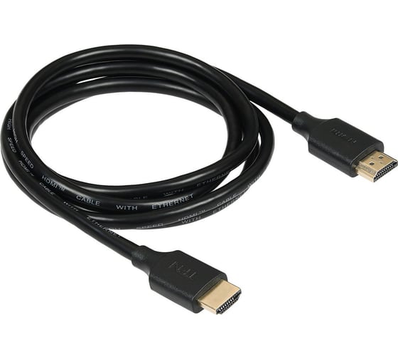 Кабель TFN HDMI v2.0 Speed, 1м, PVC, BK TFN-H-SPD4K-1MBK 1