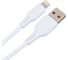 Кабель GoPower GP01L USB (m)-Lightning (m) 1.0м 2.4A ПВХ белый 00-00018567 1