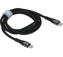 Кабель TFN Type-C - Type-C knight, 1.2m, black TFN-CKNUSBCC12MBK