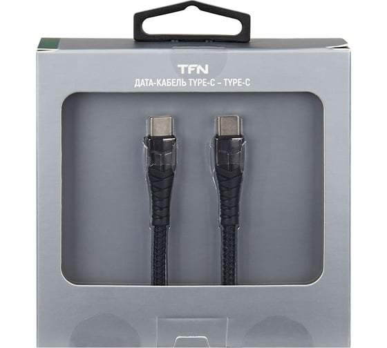 Кабель TFN Type-C - Type-C knight, 1.2m, black TFN-CKNUSBCC12MBK
