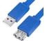 Удлинитель USB для 3G 4G модемов USB 2.0 AM/AF GCR 0.5м,синий VIVUEIC2M2-BD-0,5m 1