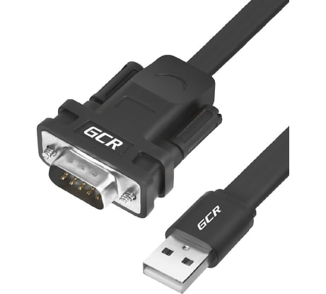 Конвертер-переходник кабель USB 2.0/COM RS232 AM/9M GCR черный VIVUOIC5M-BCG-1.5m