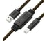 Активный кабель USB 2.0 GCR 5м, черно-прозрачный VIVUPIC3M1-BD2S-5.0m 1