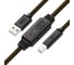 Активный кабель USB 2.0 GCR 15.0м, черно-прозрачный VIV50I958 1