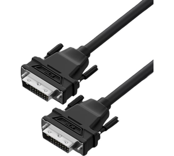 DVI-D кабель GCR для мониторов, проекторов 25M/25M, 1.0м, черный VIVDMI2DMC-1.0m 1