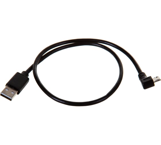 Угловой кабель micro USB GCR для зарядки телефона, 0.5m UA4MCB1-BB2S-0.5m