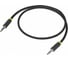 Аудио кабель Jack 3.5mm AUX, GCR 0.5м, нейлон, черный, желтая окантовка VIVAVIC8114-0.5m 1