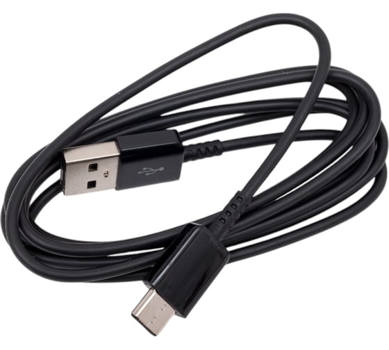 Кабель Remounts USB-C - USB 2.0 Samsung (1,5м, 2А, круглый, PVC оболочка, PVC коннектора, черный) EP-DG930IBRGRU