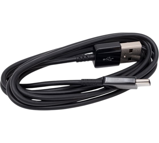 Кабель Remounts USB-C - USB 2.0 Samsung (1,5м, 2А, круглый, PVC оболочка, PVC коннектора, черный) EP-DG930IBRGRU