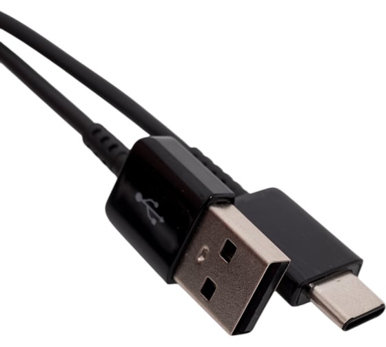 Кабель Remounts USB-C - USB 2.0 Samsung (1,5м, 2А, круглый, PVC оболочка, PVC коннектора, черный) EP-DG930IBRGRU