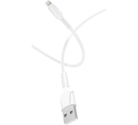 Кабель GoPower GP21L-2M USB (m)-Lightning (m) 2.4A силикон белый 00-00028384