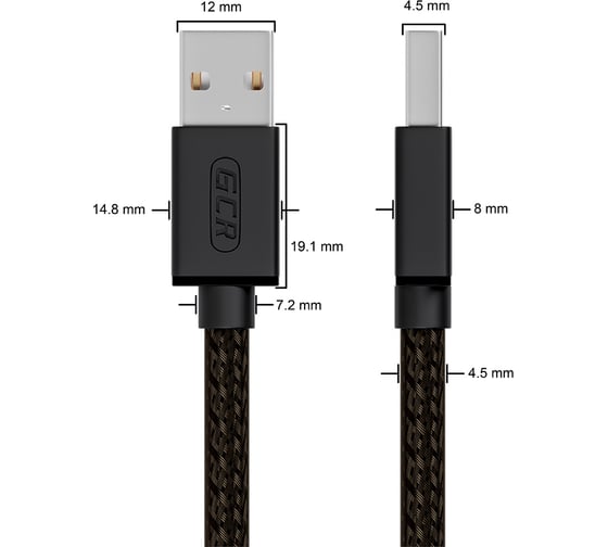 Активный удлинитель USB 20 AM-AF GCR 7,5m прозрачный VIV50I503