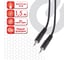 Кабель SONNEN Jack 3.5 mm M-M 1,5м для передачи стерео-аудио, черный 513119 2