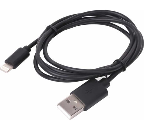 Кабель SONNEN USB 2.0-Lightning 1м медь для передачи данных и зарядки iPhone/iPad 513116