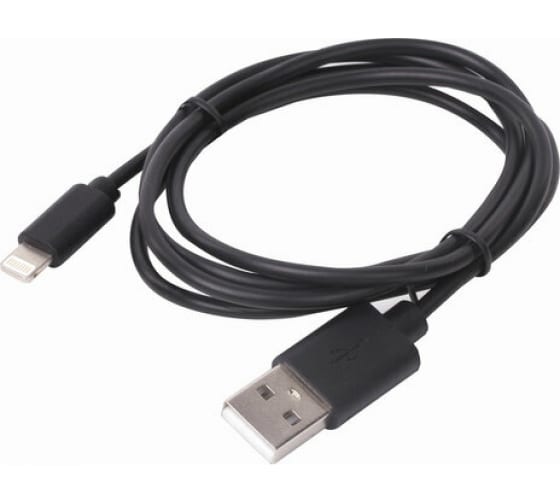 Кабель SONNEN USB 2.0-Lightning 1м медь для передачи данных и зарядки iPhone/iPad 513116 0