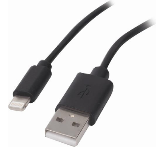 Кабель SONNEN USB 2.0-Lightning 1м медь для передачи данных и зарядки iPhone/iPad 513116 1
