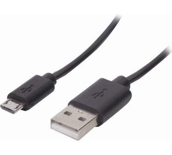 Кабель SONNEN USB2.0-micro USB 1м медь для передачи данных и зарядки черный 513115 1