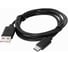 Кабель SONNEN USB2.0-Type-C 1м медь для передачи данных и зарядки черный 513117 1