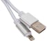 Кабель USB/Lightning Energy ET-01 цвет - серебро 006371 5