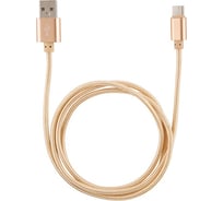 Кабель USB/Type-C Energy ET-01 золотой 006278