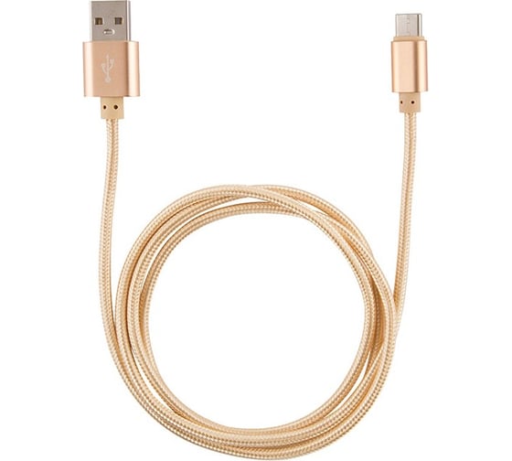 Кабель USB/Type-C Energy ET-01 золотой 006278 1
