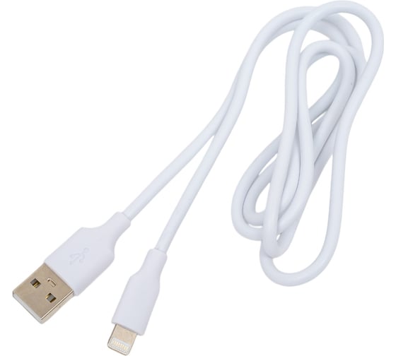 Кабель USB/Lightning Energy ET-05 цвет - белый 006289