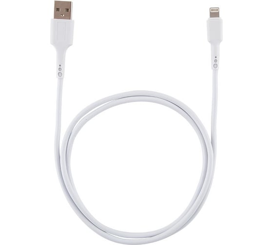 Кабель USB/Lightning Energy ET-05 цвет - белый 006289 1