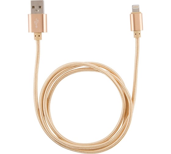 Кабель USB/Lightning Energy  ET-01 цвет - золотой 006277 1