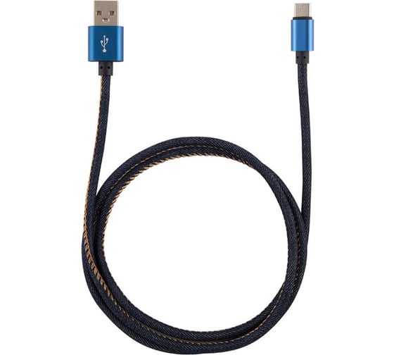 Кабель USB/Type-C Energy ET-04 цвет - синий деним 006287 1