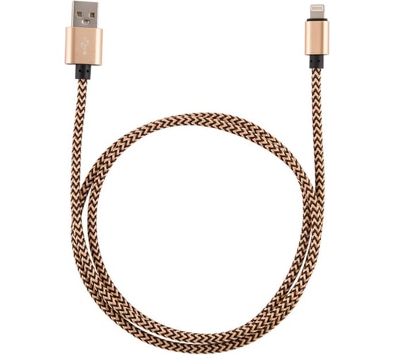 Кабель USB/Lightning Energy ET-02 цвет - золотой 006374 1