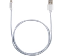Кабель USB/MicroUSB Energy ET-01 цвет - серебро 006370