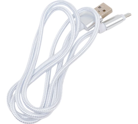 Кабель USB/MicroUSB Energy ET-01 цвет - серебро 006370