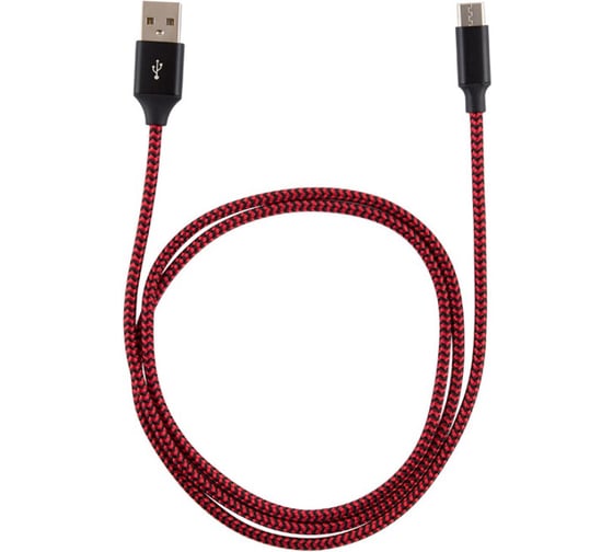 Кабель USB/Type-C Energy ET-03 цвет - красный 006378 1
