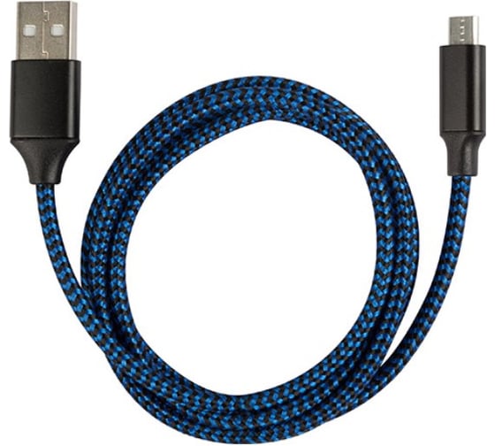 Кабель USB/MicroUSB Energy ET-03 цвет - синий 006282 1