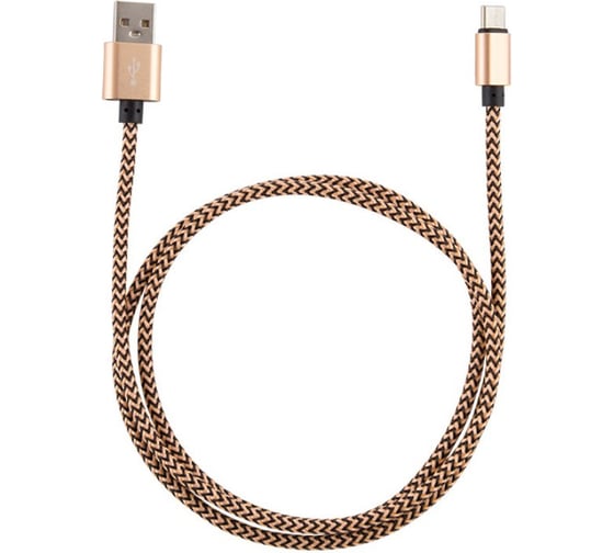Кабель USB/Type-C Energy T-02 цвет - золотой 006375