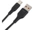 Кабель GoPower GP01T USB (m)-Type-C (m) 1.0м 2.4A ПВХ черный 00-00018566 1