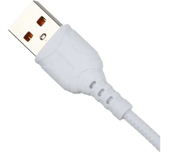 Кабель GoPower GP05-3-1 USB (m)-2хType-C/Lightning/microUSB (m), 1.0м, белый 00-00022794