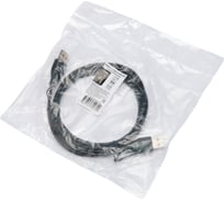 Кабель Cablexpert USB2.0 AM/AM, экран, 28/26AWG, медь, Pro, 1.8м, черный, пакет, CC-USB2-AMAM-1.8M