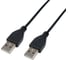 Кабель Cablexpert USB2.0 AM/AM, экран, 28/26AWG, медь, Pro, 1м, черный, пакет, CC-USB2-AMAM-1M 2