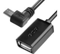 Адаптер переходник OTG USB 2.0 GCR 0.75m чёрный VIVAMIB9AF-AA-0.75m