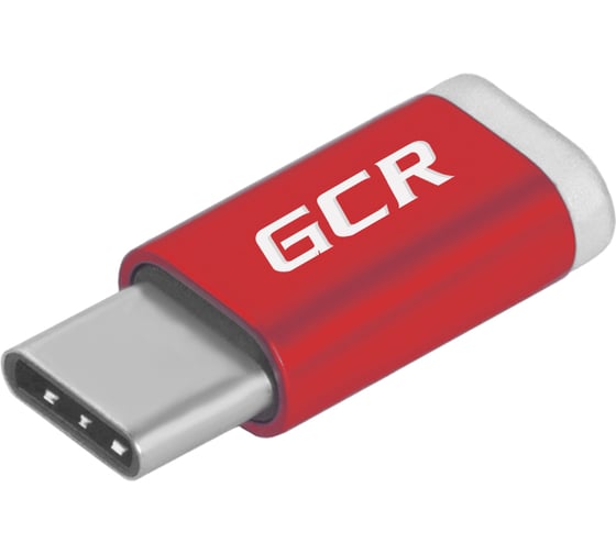 Переходник USB Type C - MicroUSB 2.0 M-F GCR Красный VIVUCI3U2MF-Red 1