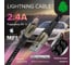 Кабель GCR 1.2m для iPod iPhone iPad series MERCEDES, BLACK NYLON VIV52I002 3
