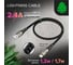 Кабель GCR 1.2m для iPod iPhone iPad series MERCEDES, BLACK NYLON VIV52I002 4