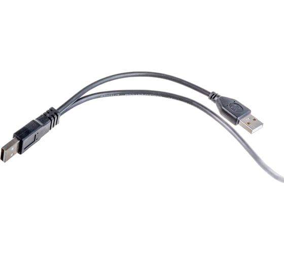 Кабель USB 2.0 Gembird Pro 2xAM/miniBM 5P 0.9м экран черный пакет CCP-USB22-AM5P-3