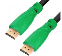 Кабель HDMI 2.0 GCR 3.0m зеленые коннекторы HDR 4на2на2 VIVHMI321-3.0m